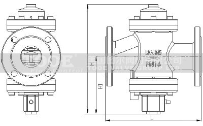 動態壓差平衡閥尺寸圖 動態壓差平衡閥尺寸圖