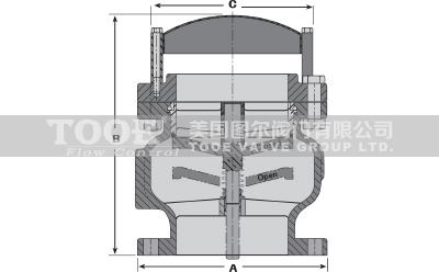 進口注氣微排閥(真空破壞閥)尺寸結構 進口注氣微排閥(真空破壞閥)尺寸結構