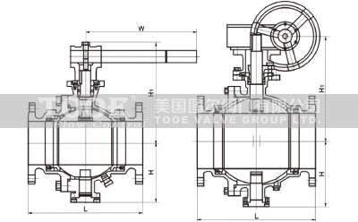 手動硬密封固定式球閥結(jié)構(gòu)尺寸CAD圖紙 手動硬密封固定式球閥結(jié)構(gòu)尺寸CAD圖紙