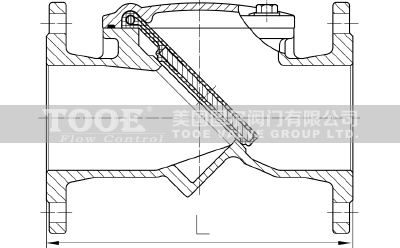 橡膠瓣止回閥結(jié)構(gòu)尺寸CAD圖紙 橡膠瓣止回閥結(jié)構(gòu)尺寸CAD圖紙